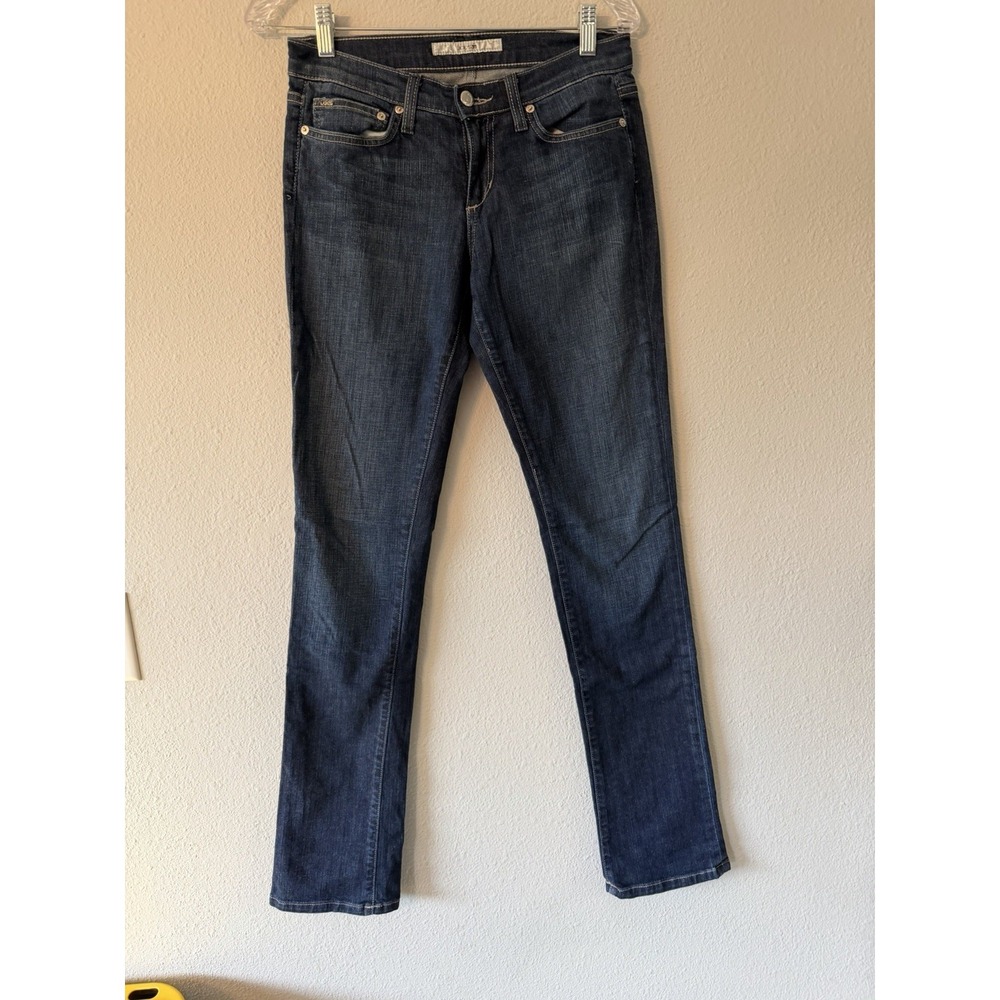 Joe's Women's Jeans Size‎ 27 Cigarette Straight Low Rise Dark Wash Stretch Denim